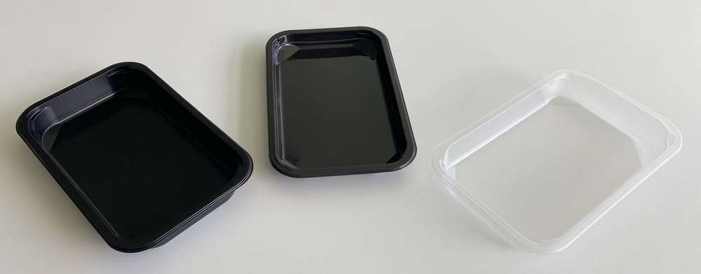 Barquette alimentaire SKIN de NEXT Emballage, conçue pour une présentation soignée et une conservation optimale des produits alimentaires