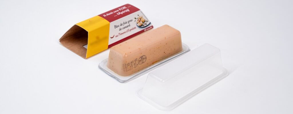 barquette foie gras portion individuelle