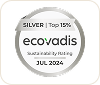 Logo du certificat d'argent ecovadis