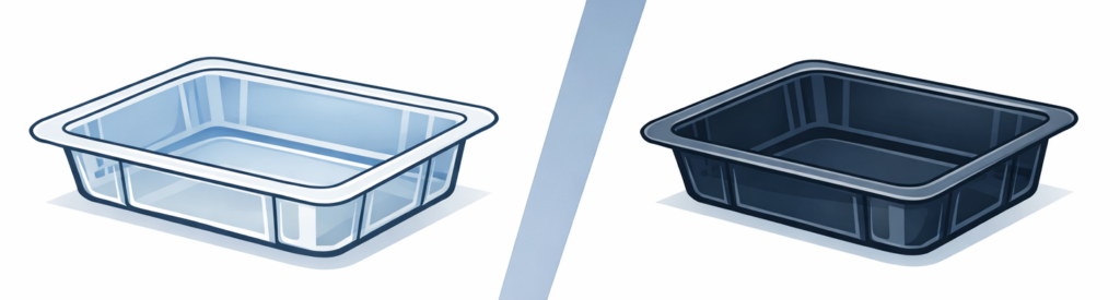 Barquette PET vs PP meilleur choix