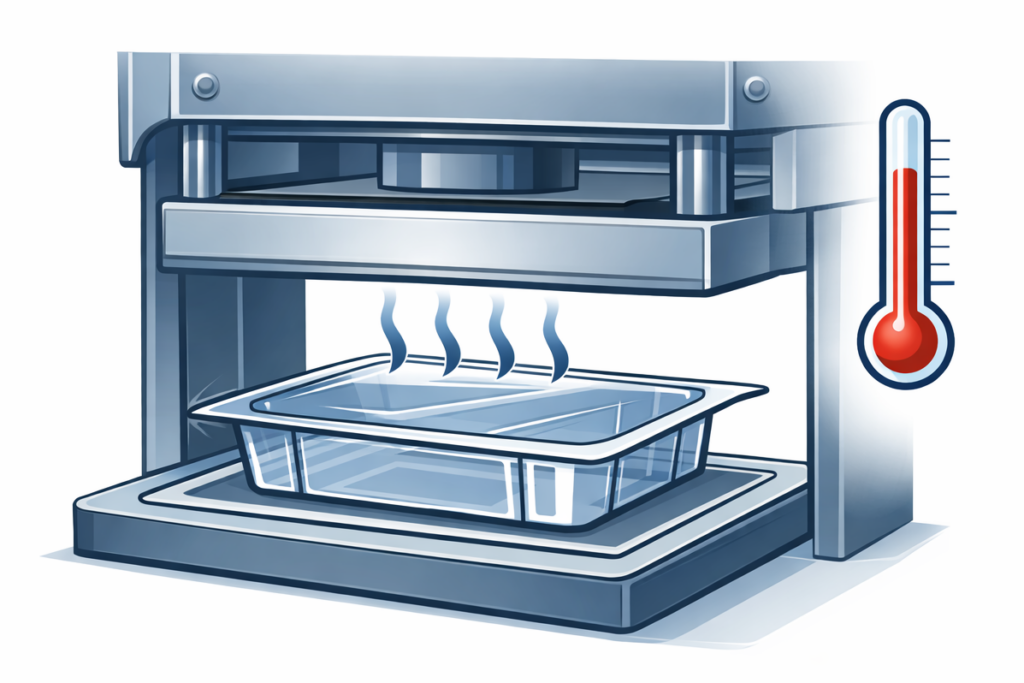 Operculage barquette plastique