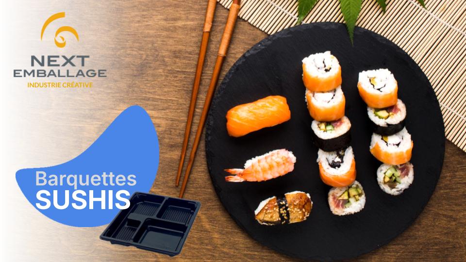 visuel catalogue barquette sushis
